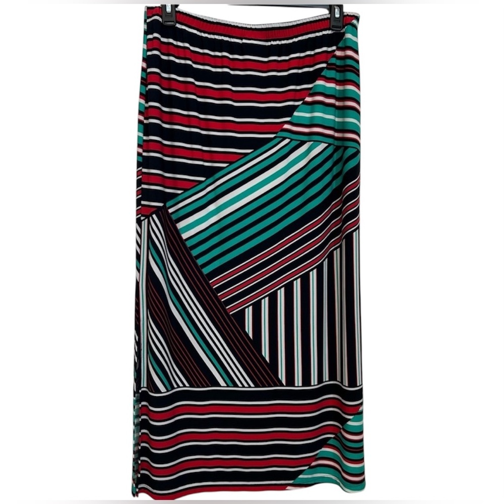 SUSAN GRAVER Petite Liquid Knit Maxi Skirt